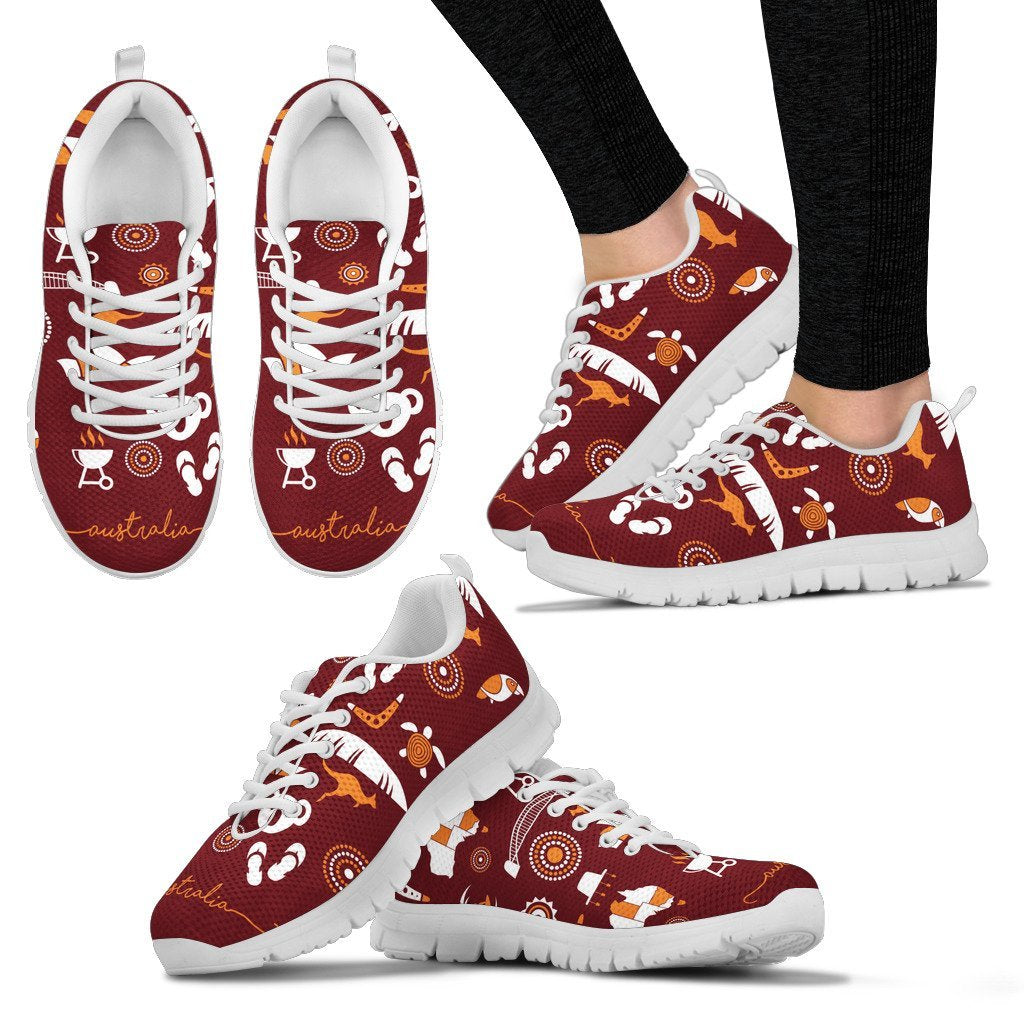 aboriginal-sneakers-kangaroo-boomerang-circle-dot-painting