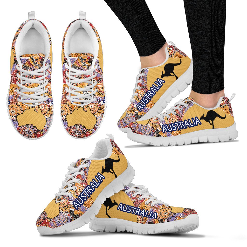 aboriginal-sneakers-australian-map-kangaroo-symbol-koala-kookaburra-patterns