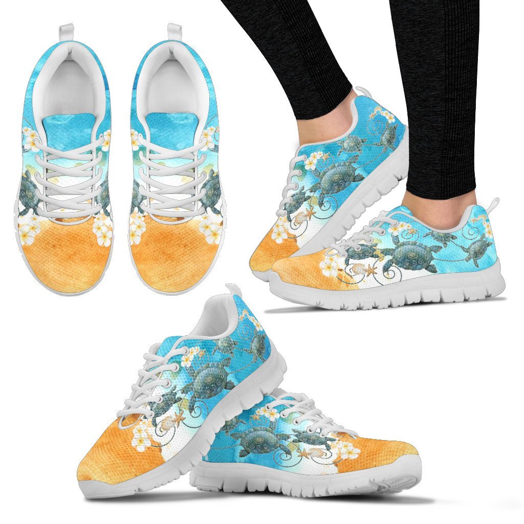 turtle-with-plumeria-on-beach-mens-womens-sneakers-shoes