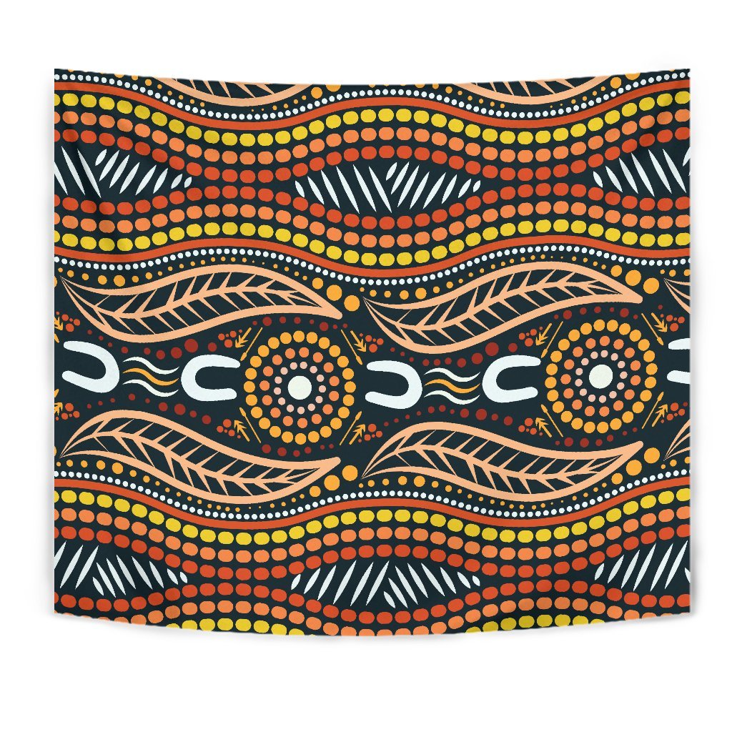 aboriginal-tapestry-indigenous-dot-painting