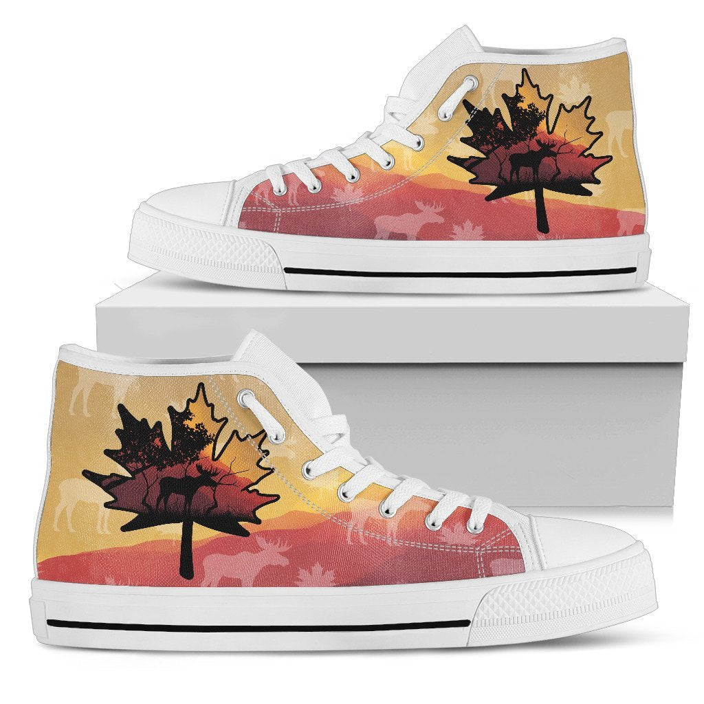 canada-high-top-shoes-maple-leaf-pattern-moose