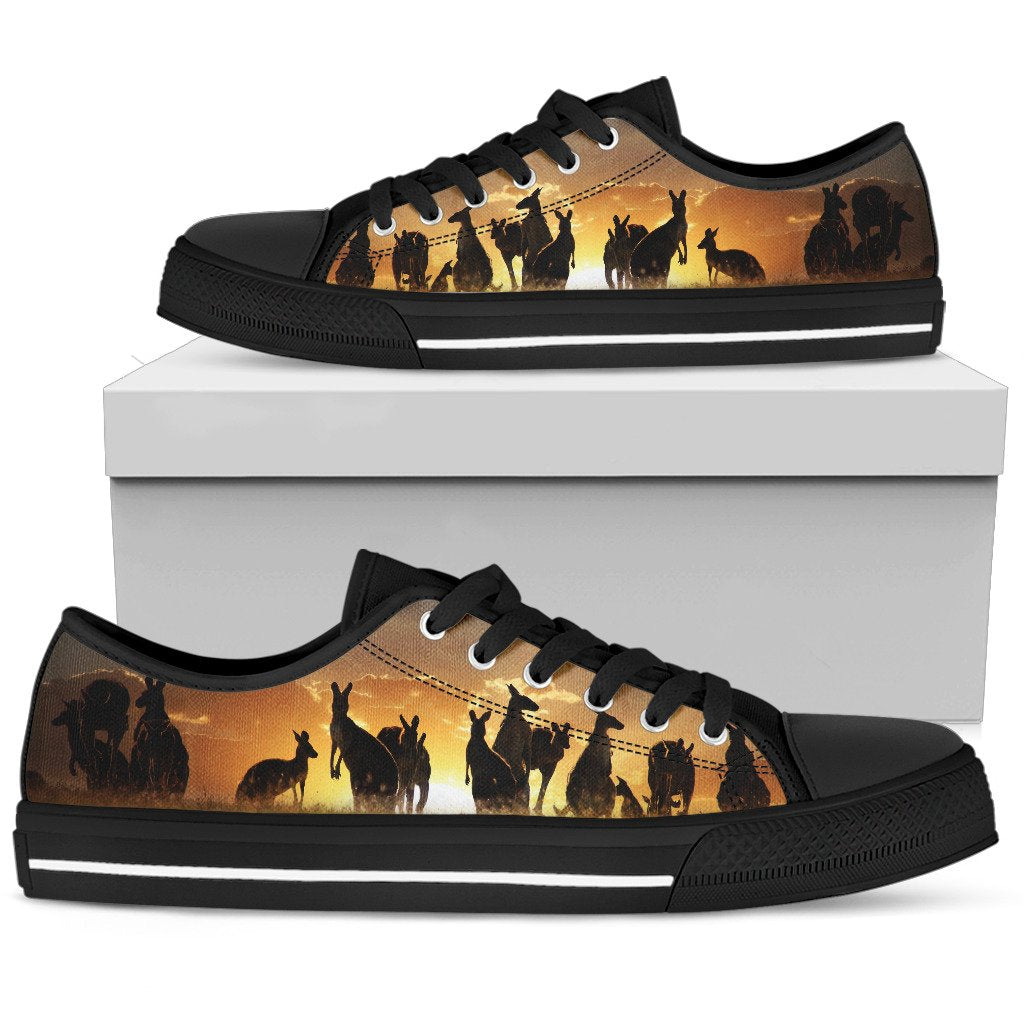 canvas-shoes-kangaroo-shoes-family-sunset-ver02-low-top