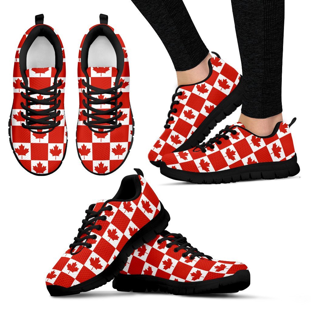 canada-sneakers-maple-leaf-pattern
