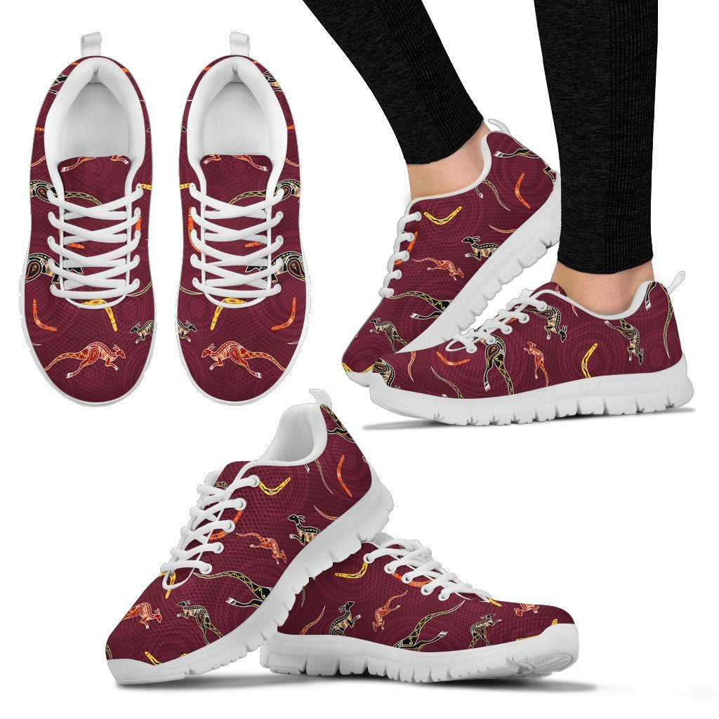 aboriginal-sneakers-kangaroo-patterns-boomerang
