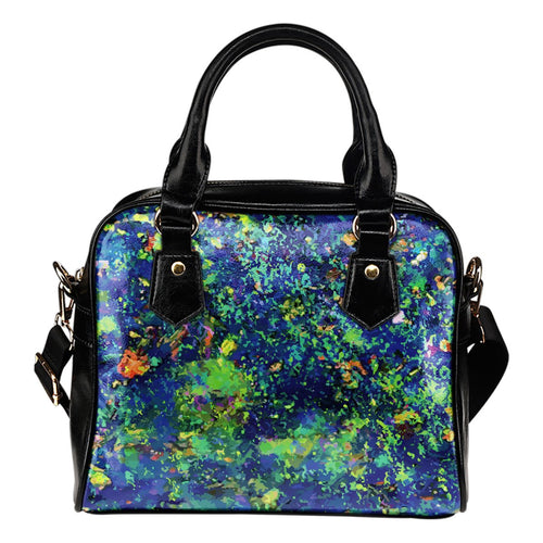 Shoulder Handbags - Opal Gemstone Handbags Color Art - Vibe Hoodie