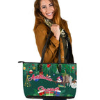 christmas-leather-tote-bag-green-merry-christmas