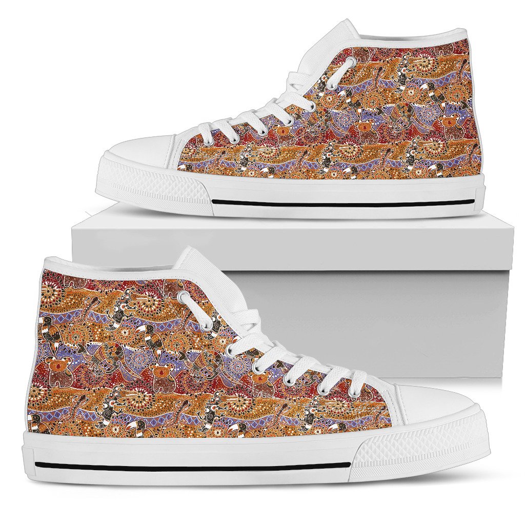 canvas-shoes-aboriginal-patterns-shoes-australian-animals-high-top-1