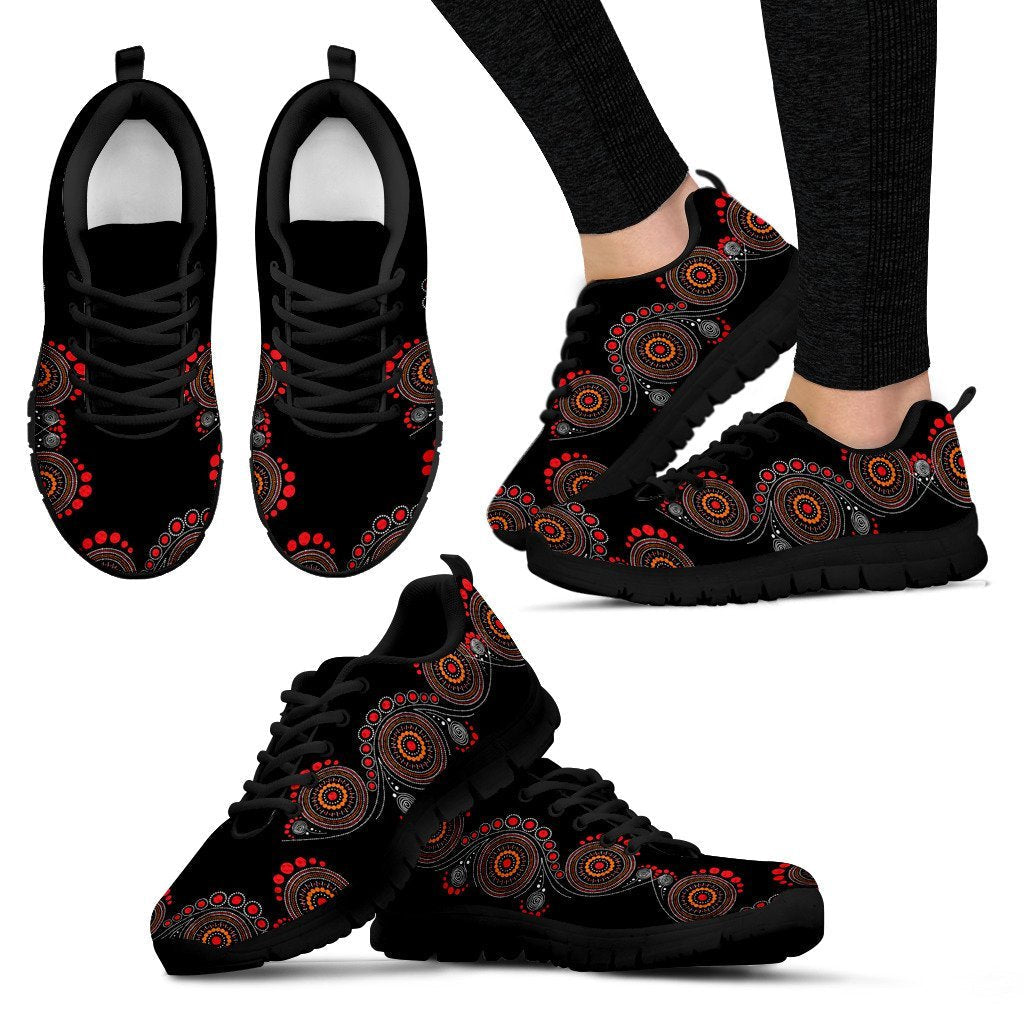 aboriginal-sneakers-circle-dot-painting