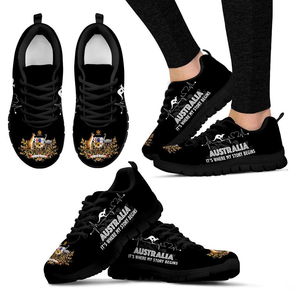 sneakers-australian-coat-of-arms-shoes-kangaroo-heartbeat-unisex