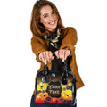 [Custom] Aboriginal Shoulder Handbag, Indigenous Circle Dot Painting Hand Art - Vibe Hoodie