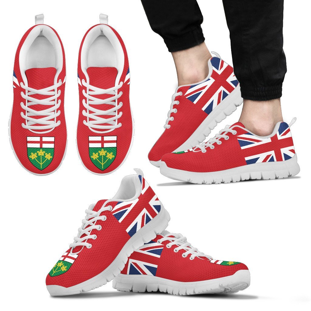 canada-ontario-map-and-coat-of-arm-sneaker