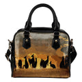 Shoulder Handbags - Kangaroo Handbags Family Sunset Ver02 - Vibe Hoodie