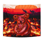 aboriginal-tapestry-koala-bushfire-pray-for-australia