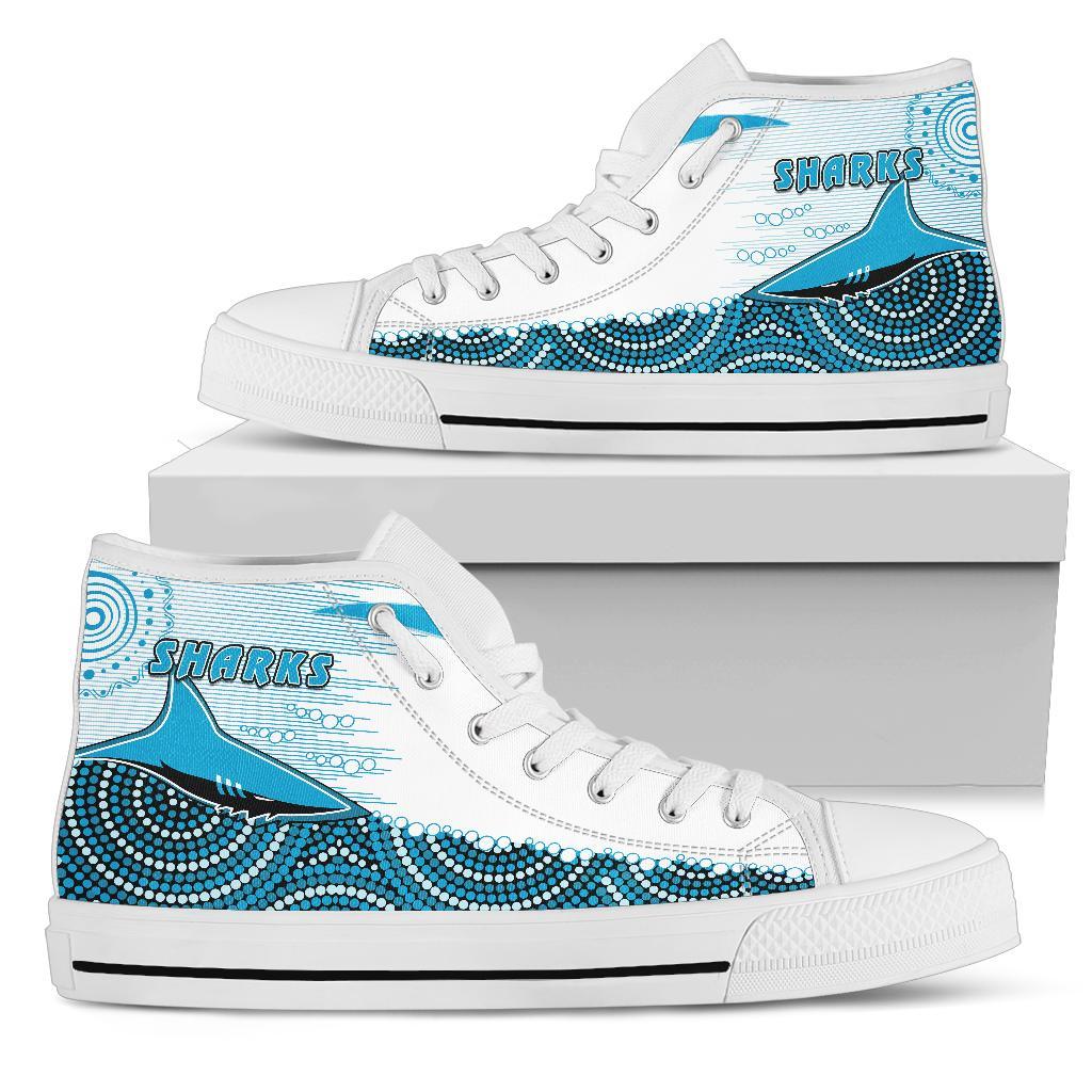 sharks-high-top-shoe-cronulla-indigenous-unique
