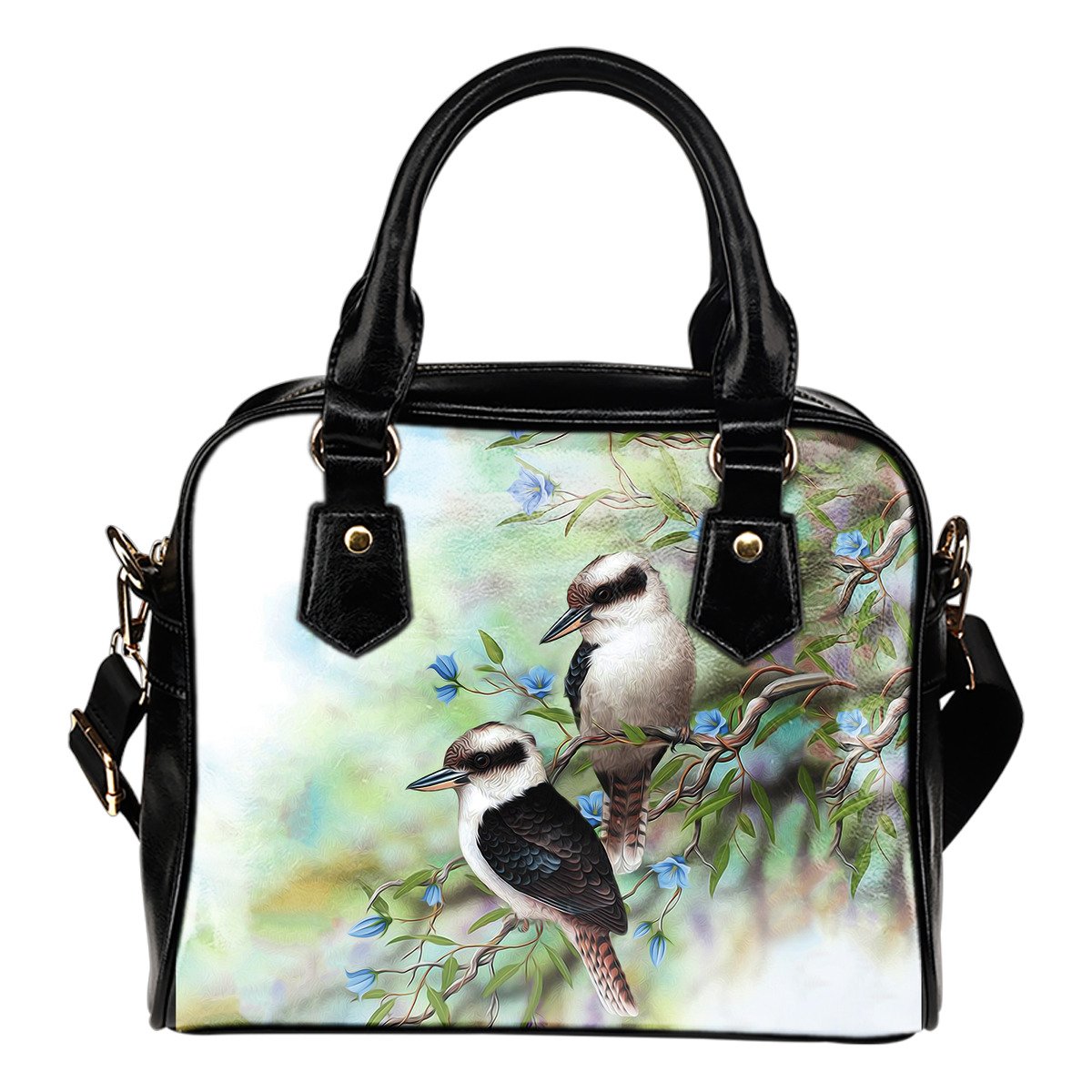 Shoulder Handbags - Kookaburra Handbags Royal Bluebell Painting - Vibe Hoodie