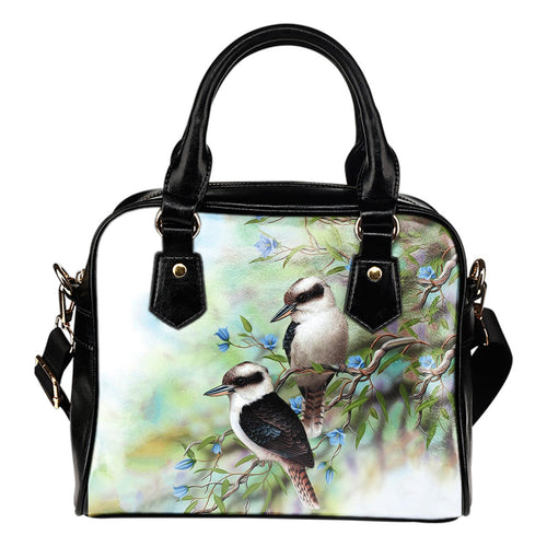 Shoulder Handbags - Kookaburra Handbags Royal Bluebell Painting - Vibe Hoodie