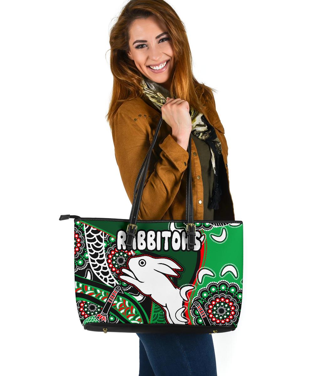 rabbitohs-large-leather-tote-indigenous-survival-world