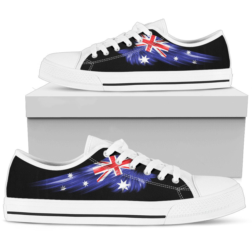 canvas-shoes-aus-flag-shoes-wings-low-top