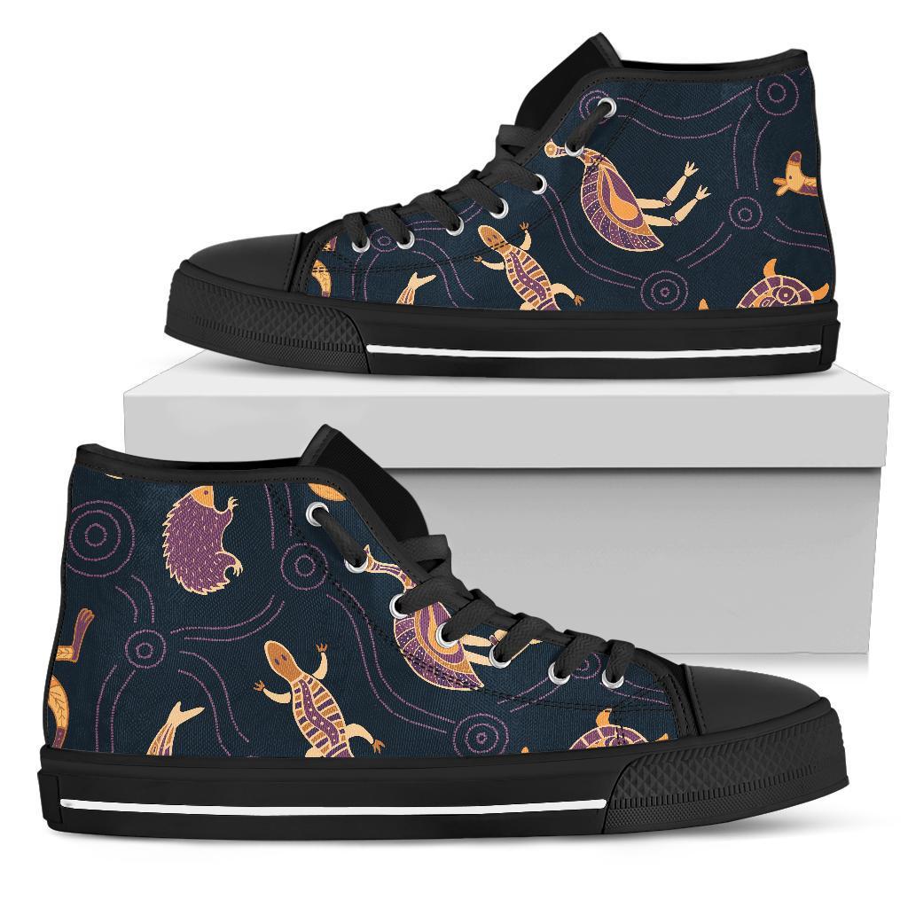 high-top-shoes-indigenous-animals-patterns