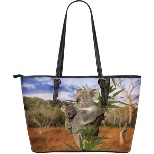 leather-tote-lone-pine-koala-bag-family-landscape-art-16-x-5-x-10-inches