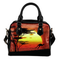 Shoulder Handbags - Kangaroo Handbags Sunset Ver01 - Vibe Hoodie