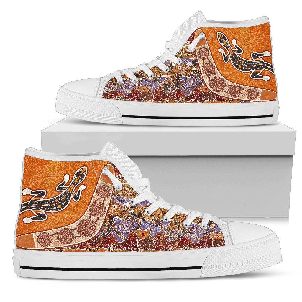 canvas-shoes-aboriginal-patterns-shoes-australian-animals-high-top