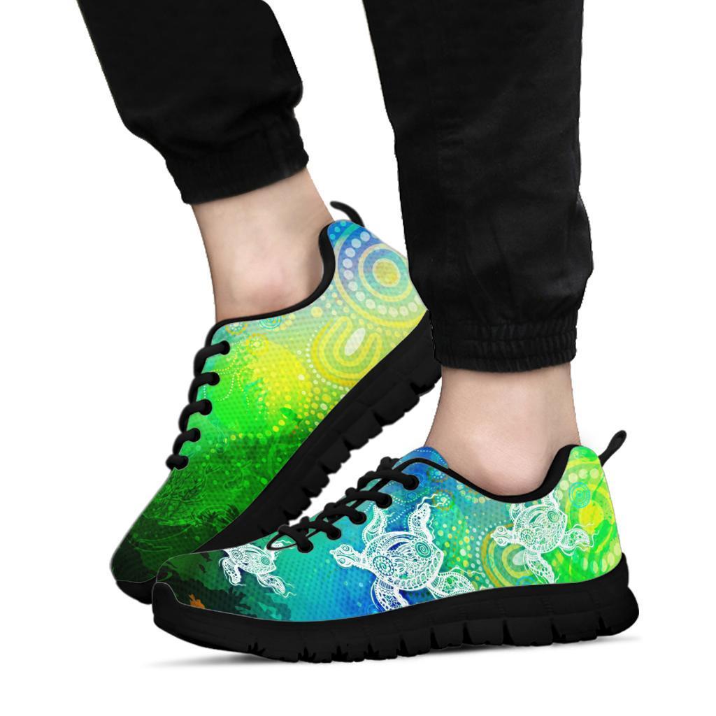 aboriginal-sneakers-indigenous-turtle-ocean-dot-painting-art