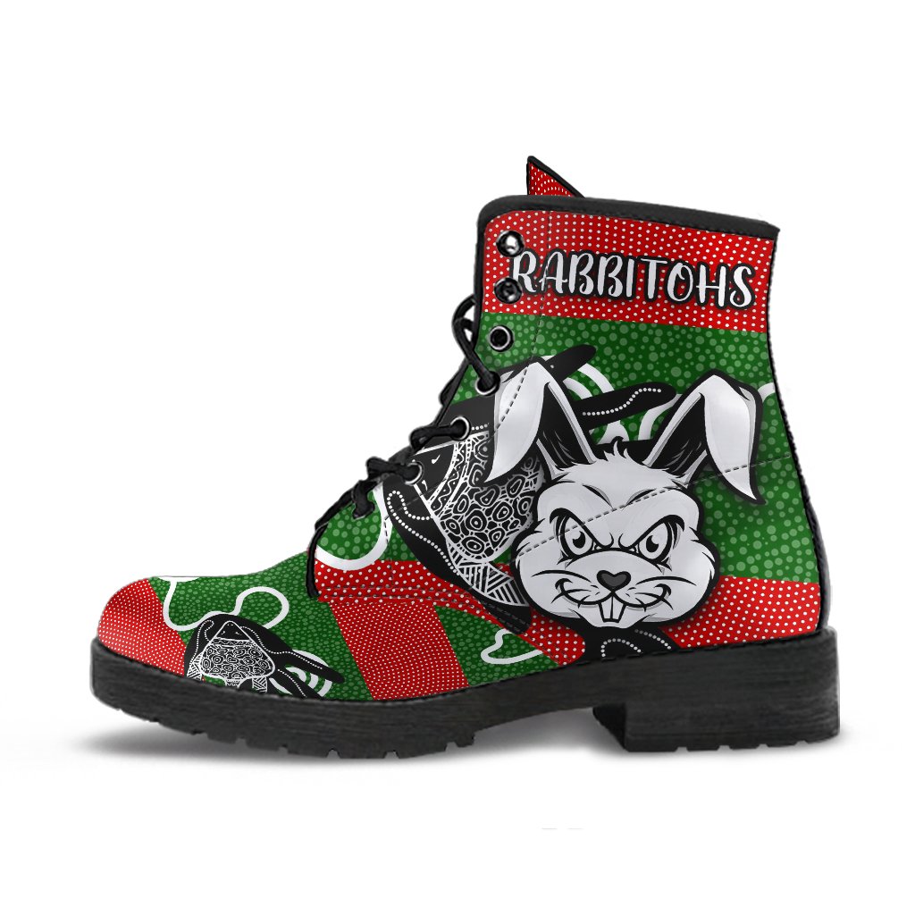 rabbitohs-indigenous-leather-boots-rabbit-head