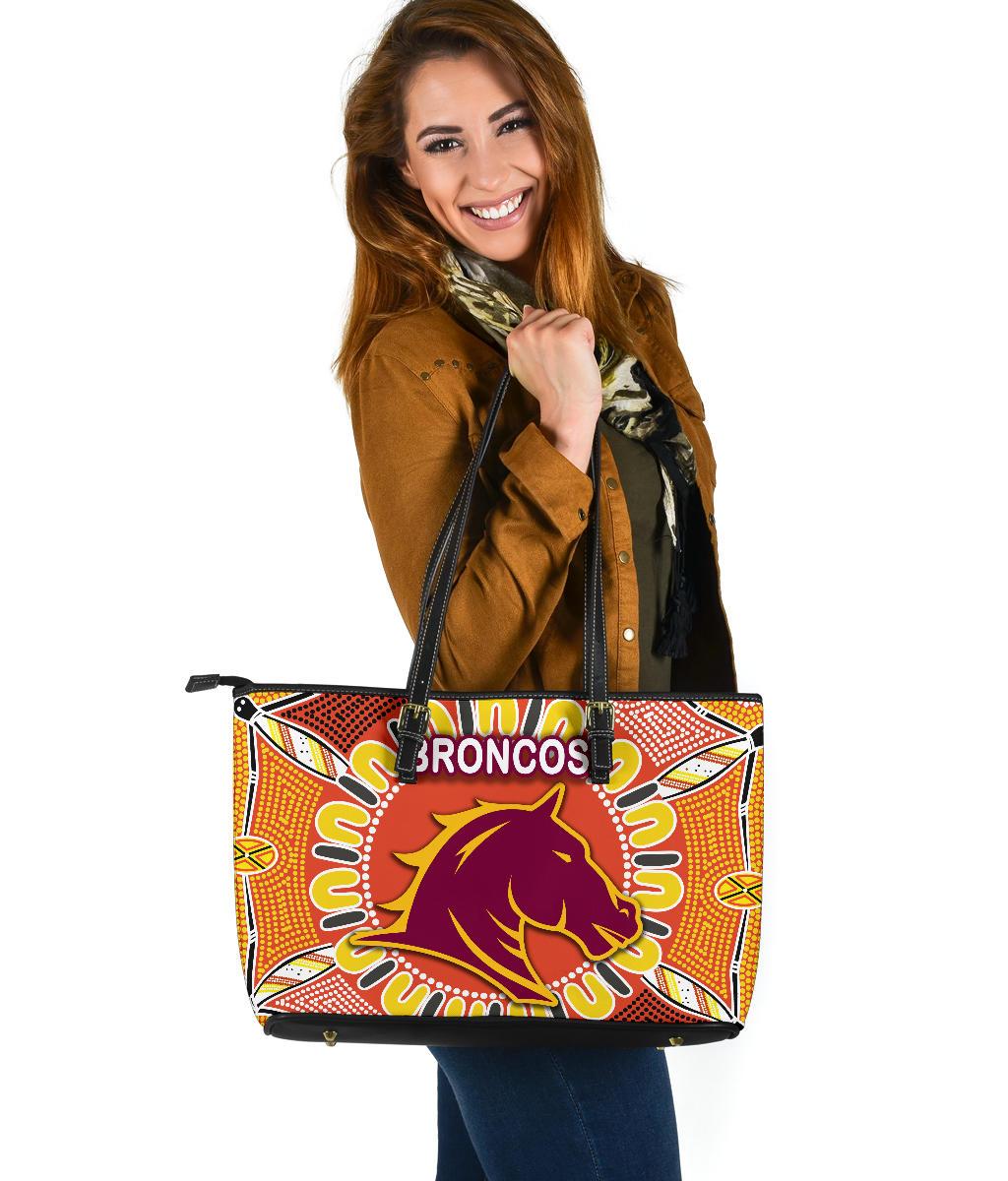brisbane-large-leather-tote-broncos-indigenous-warm-vibes
