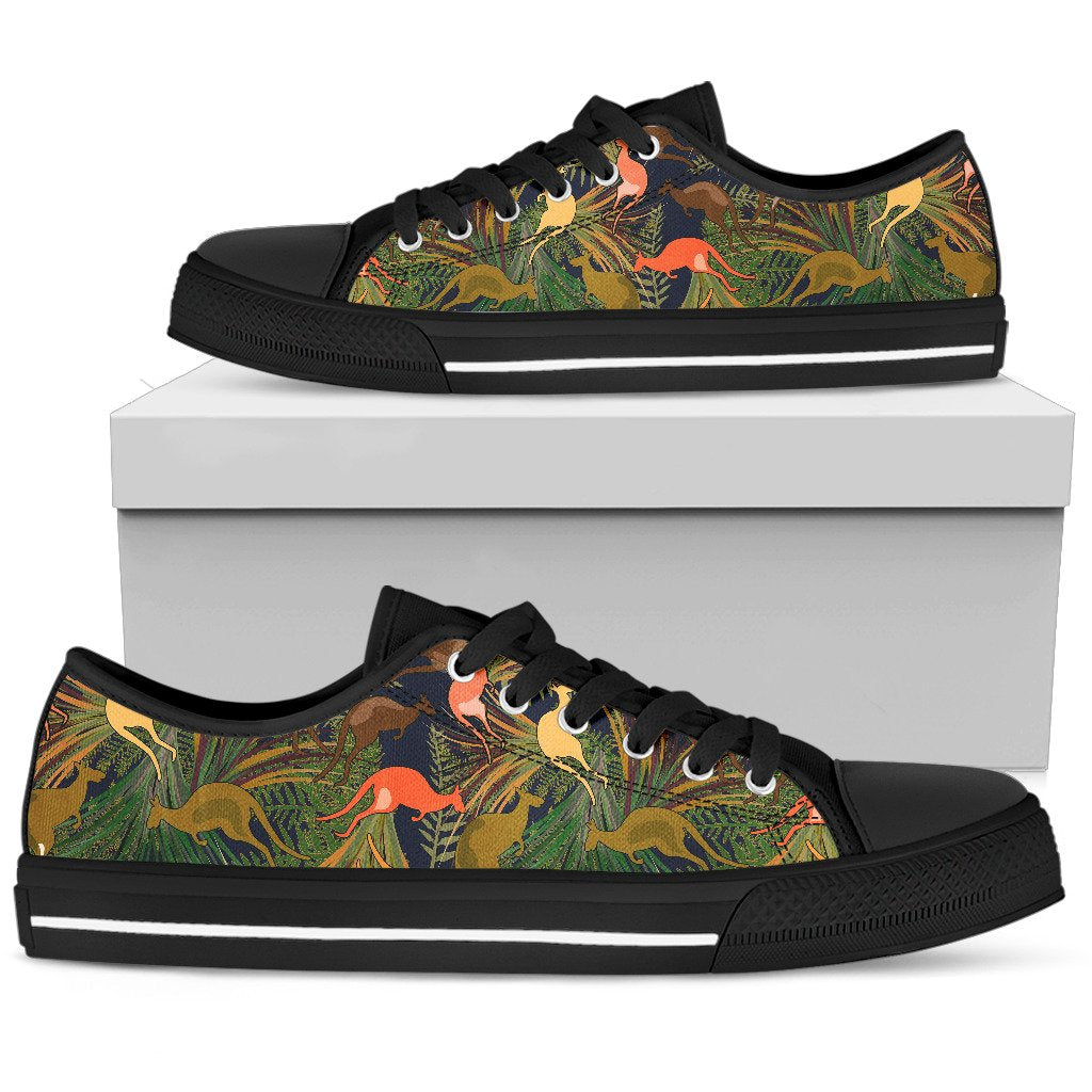 canvas-shoes-kangaroo-shoes-landscape-art-low-top