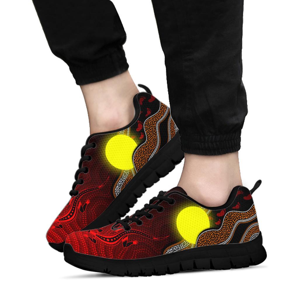 aboriginal-sneakers-aboriginal-flag-lizard-dot-painting-style