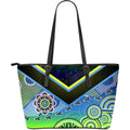 aboriginal-leather-tote-bag-dot-painting-indigenous-circle-patterns