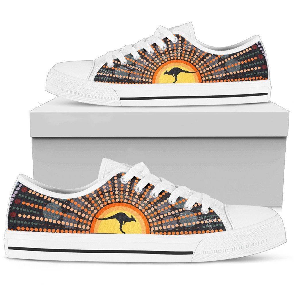 canvas-shoes-kangaroo-shoes-aboriginal-dot-painting-low-top