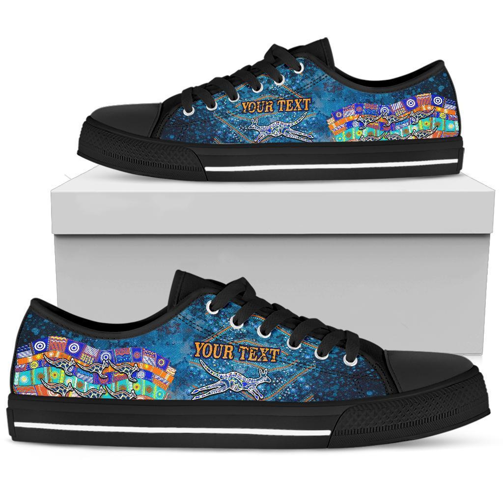 custom-text-low-top-shoes-kangaroo-dreaming