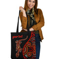 aboriginal-personalised-tote-bags-aboriginal-lizard-with-dot-painting-patterns