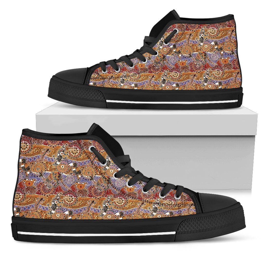 canvas-shoes-aboriginal-patterns-shoes-australian-animals-high-top-1