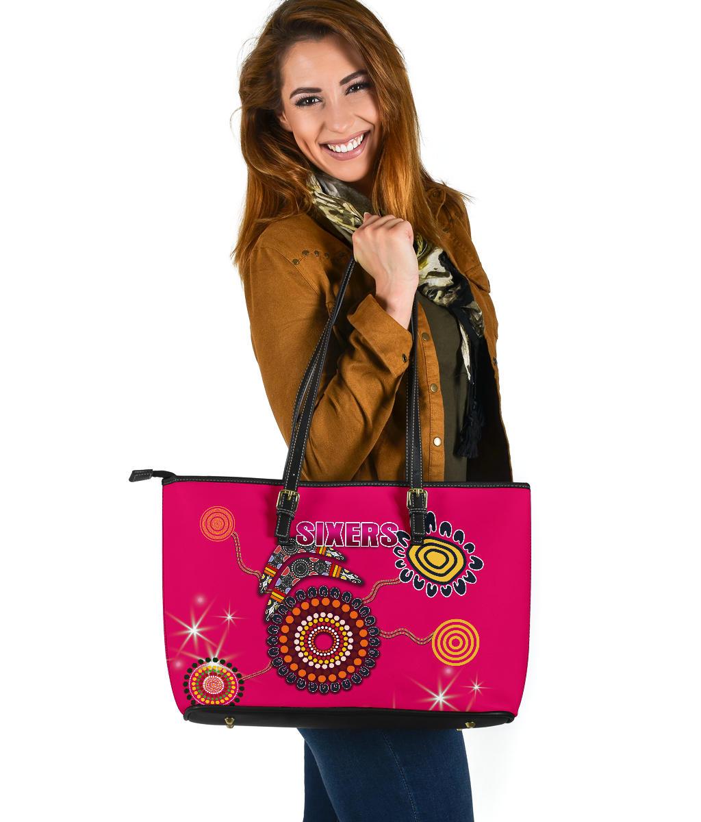 sydney-large-leather-tote-sixers-indigenous-magenta