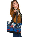 knights-small-leather-tote-newcastle-anzac-day-aboriginal