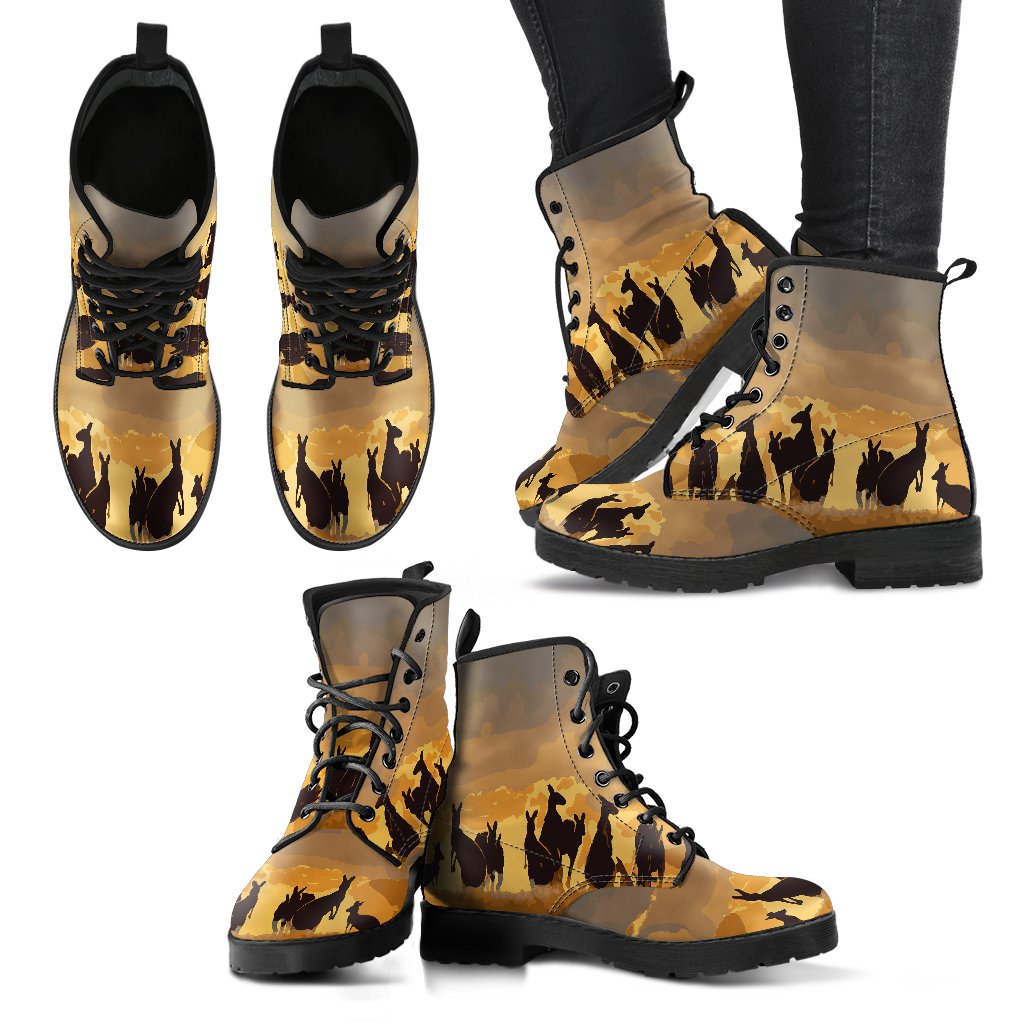 leather-boots-kangaroo-shoes-family-sunset-ver02-unisex