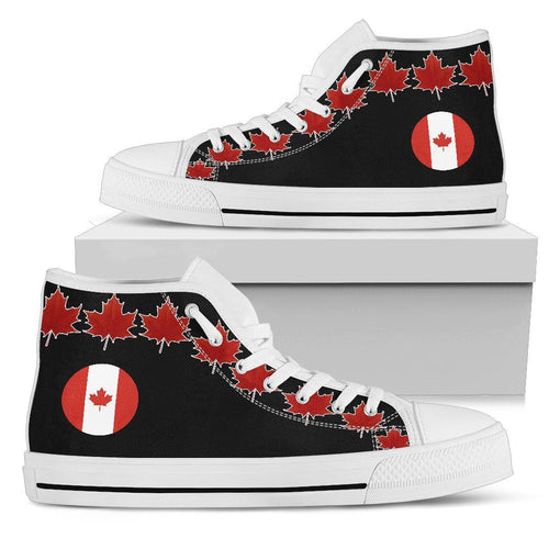 canada-flag-and-maple-leaf-high-top-canvas-shoes