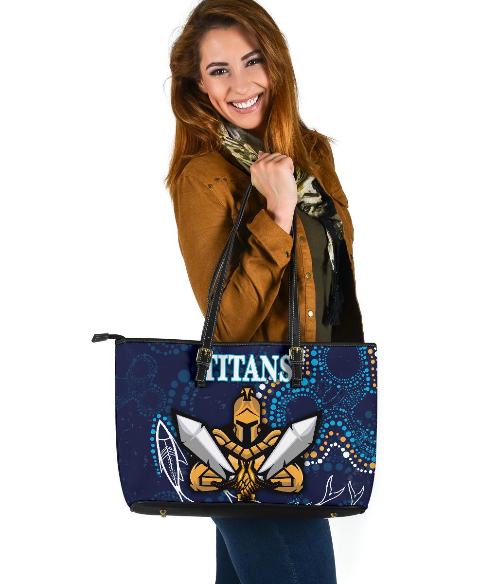 gold-coast-large-leather-tote-titans-gladiator-indigenous