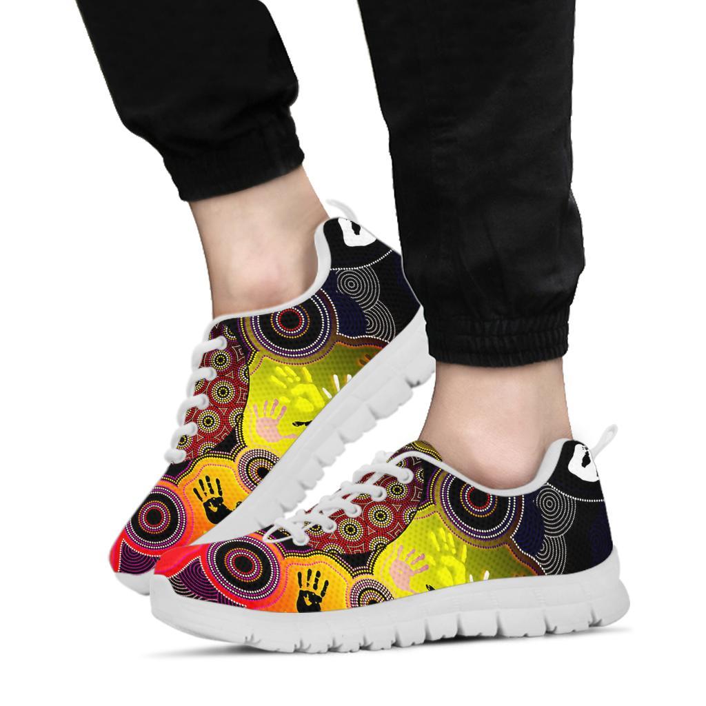 aboriginal-sneakers-indigenous-circle-dot-painting-hand-art