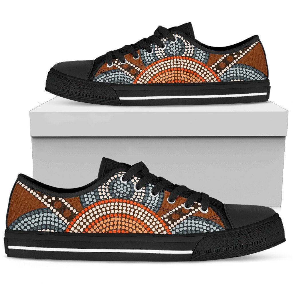 canvas-shoes-aboriginal-dot-painting-shoes-ver05-low-top