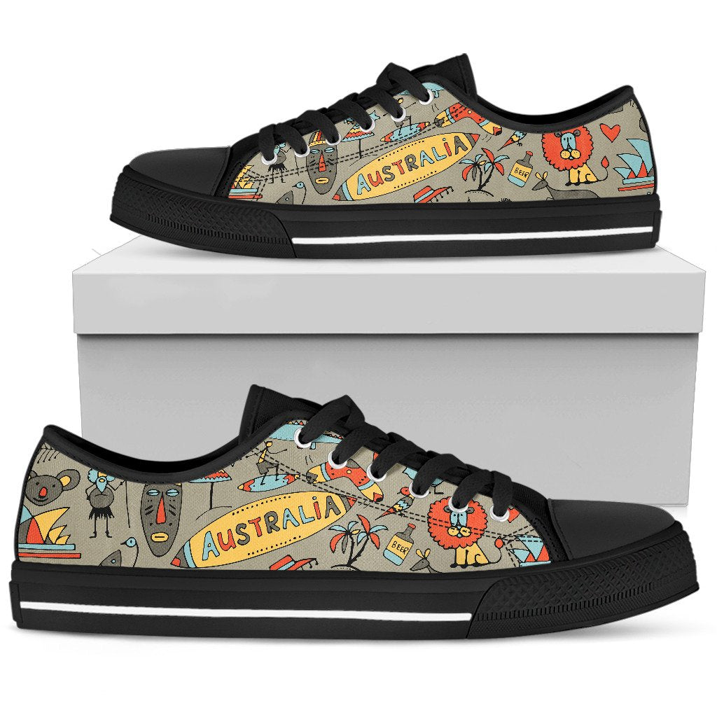 canvas-shoes-symbols-shoes-australia-famous-low-top