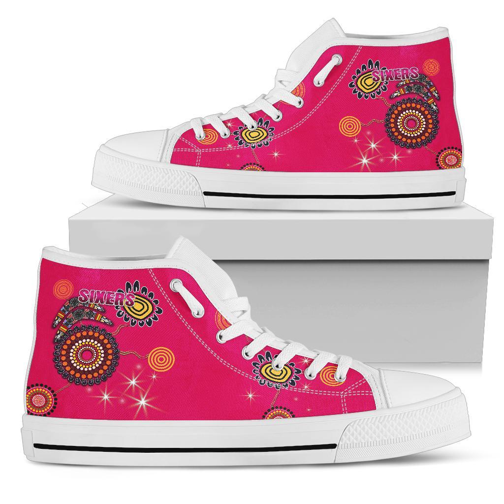 sydney-high-top-shoe-sixers-indigenous-magenta