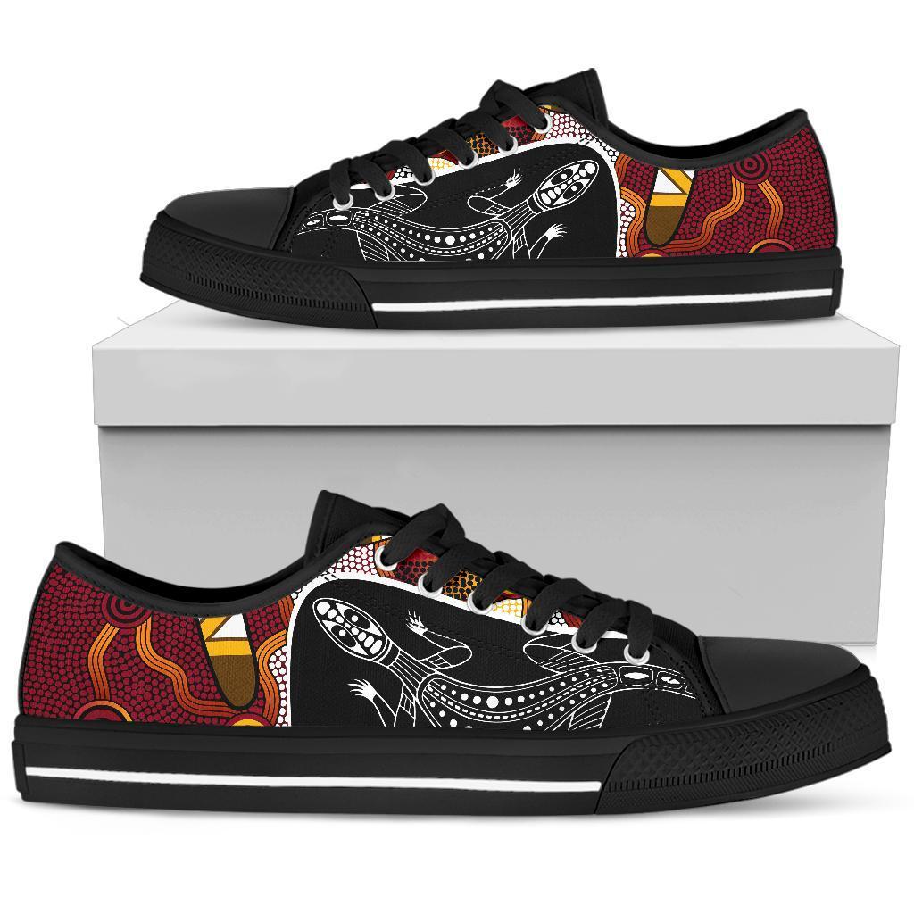 low-top-shoes-aboriginal-dot-painting-lizard-shoes