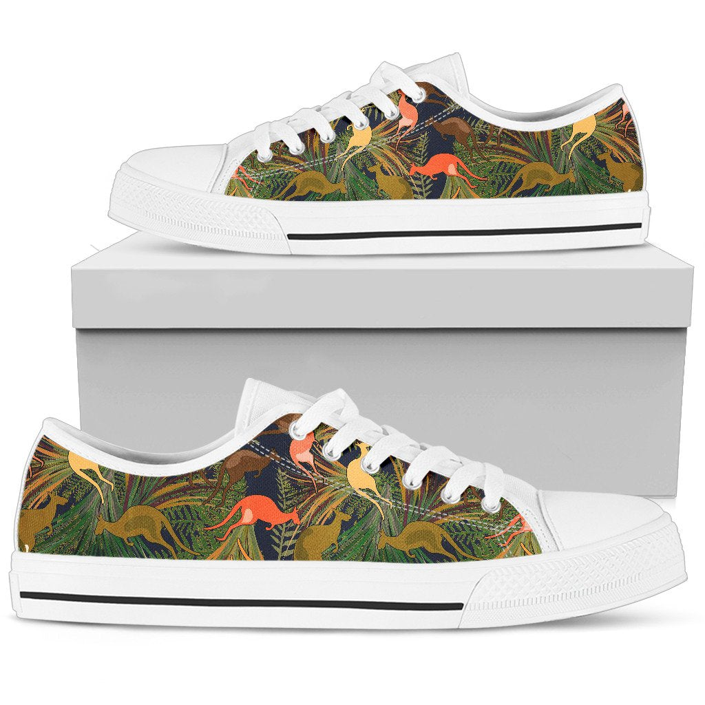 canvas-shoes-kangaroo-shoes-landscape-art-low-top