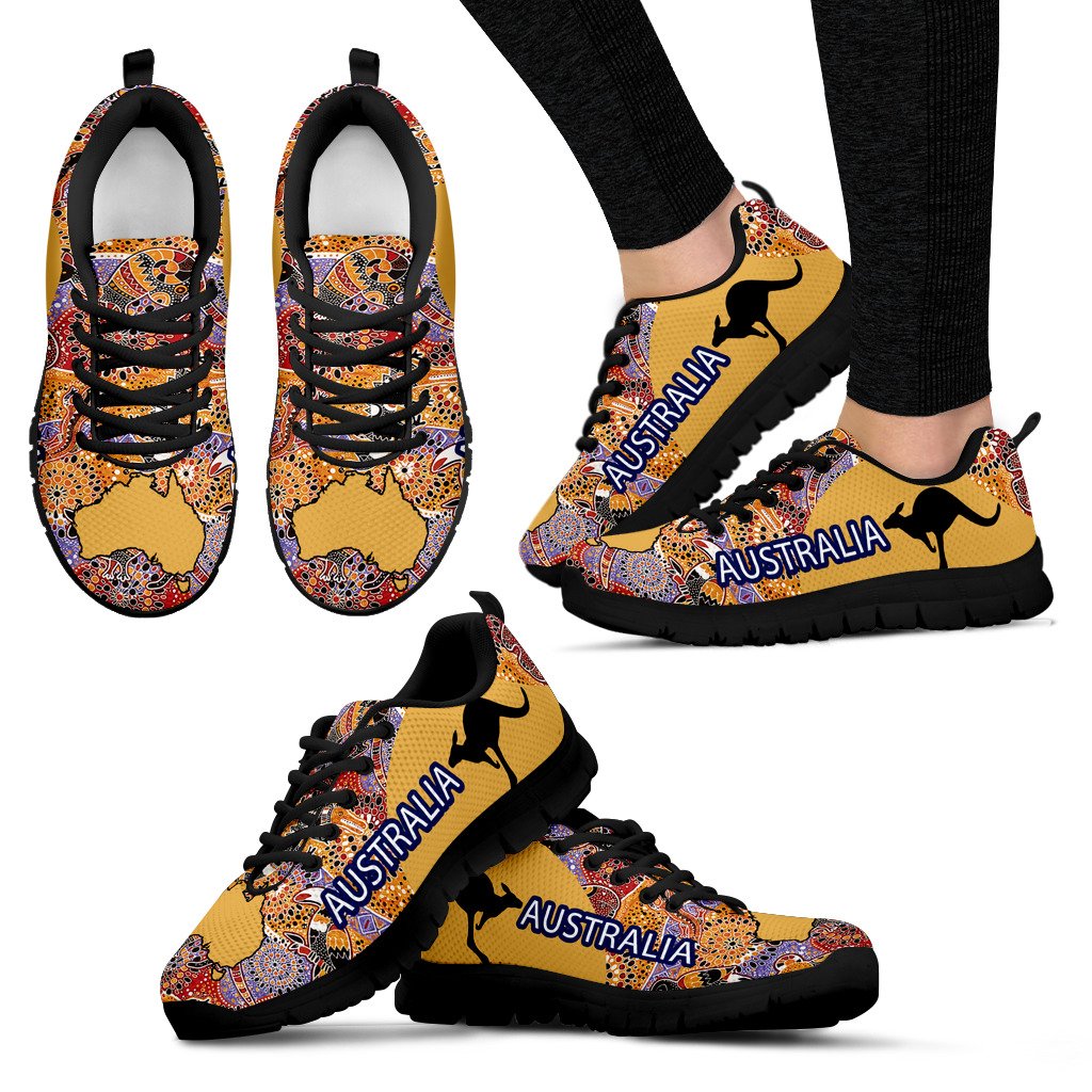 aboriginal-sneakers-australian-map-kangaroo-symbol-koala-kookaburra-patterns