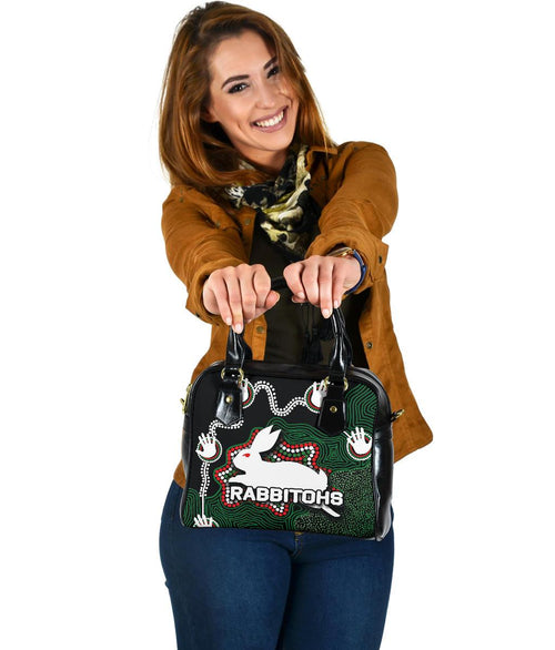 Rabbitohs Shoulder Hand bag Aboriginal 2 - Vibe Hoodie