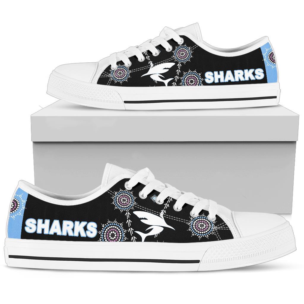 cronulla-low-top-shoe-sharks-simple-indigenous-black